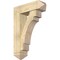 Ekena Millwork Merced Arts and Crafts Rough Sawn Bracket w/ Offset Brace, Douglas Fir, 8"W x 26"D x 38"H BKT0806X26X38MRC03RDF - alternate 1